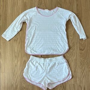 Lake Pajamas White and Pink